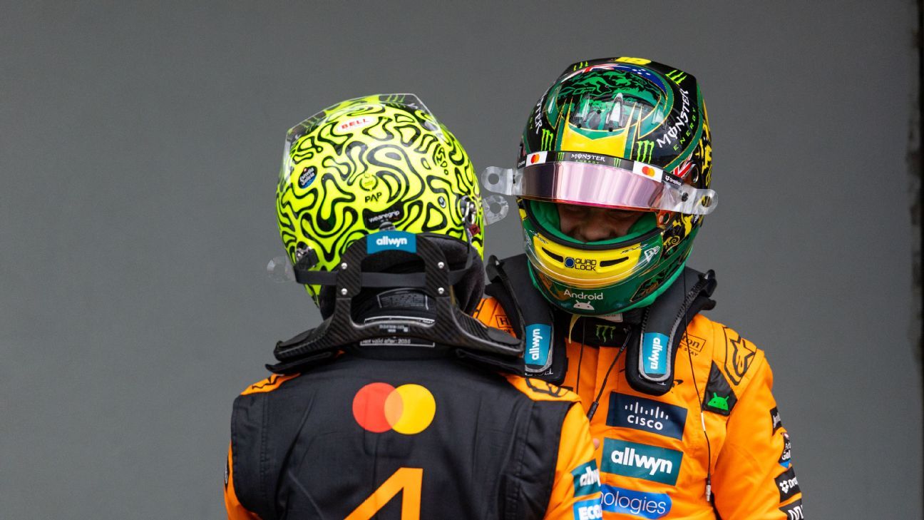 Australian GP qualifying: Lando Norris, Oscar Piastri say McLaren rules of engagement are ‘clear’