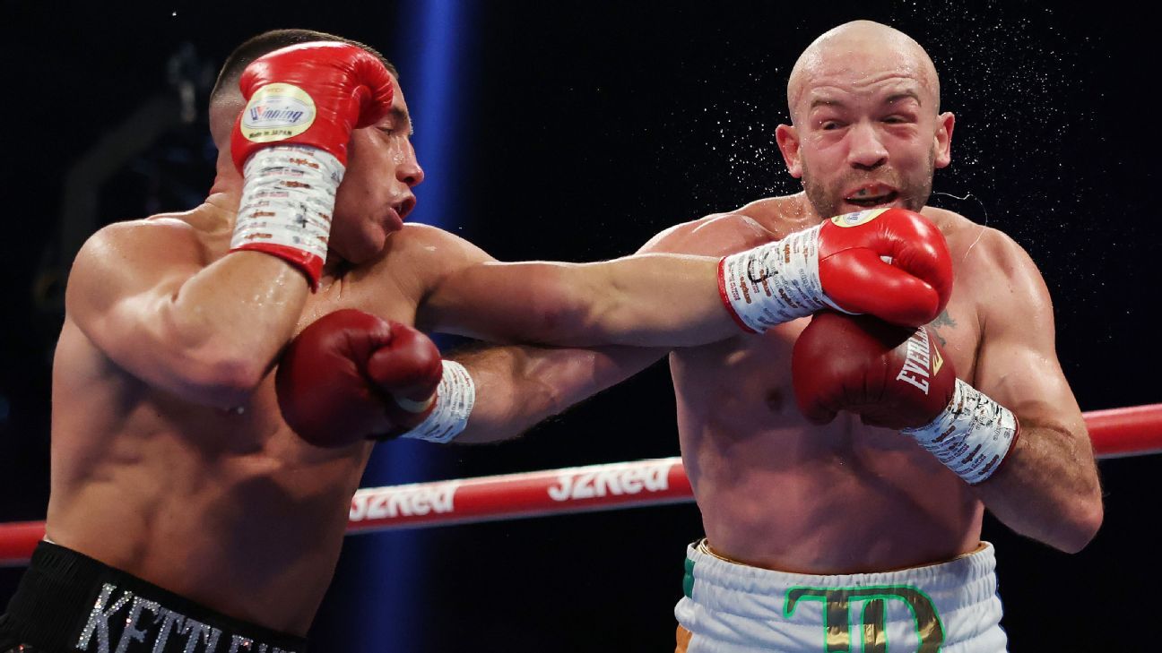 Nick Ball overwhelms TJ Doheny to retain WBA featherweight title