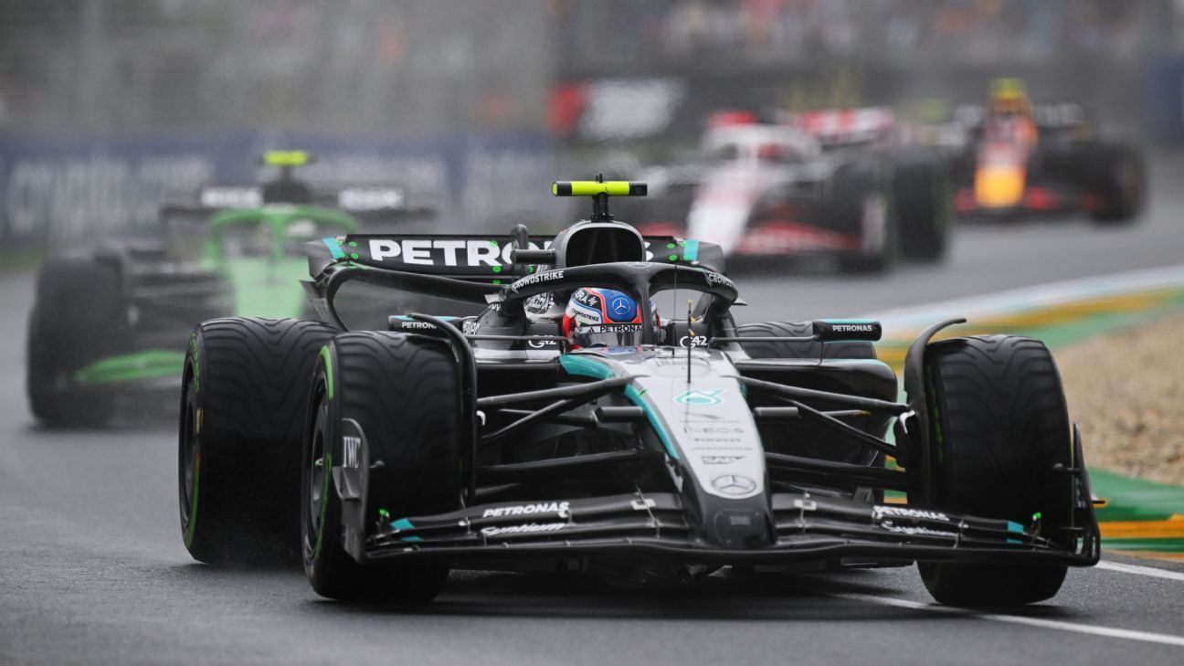 Australian GP: Andrea Kimi Antonelli fourth on Mercedes debut as penalty overturned