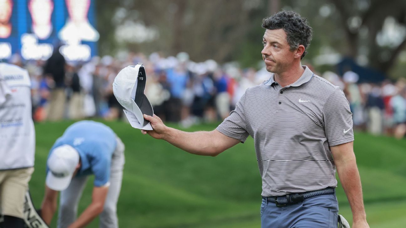Rory McIlroy, J.J. Spaun set for playoff at Players Championship