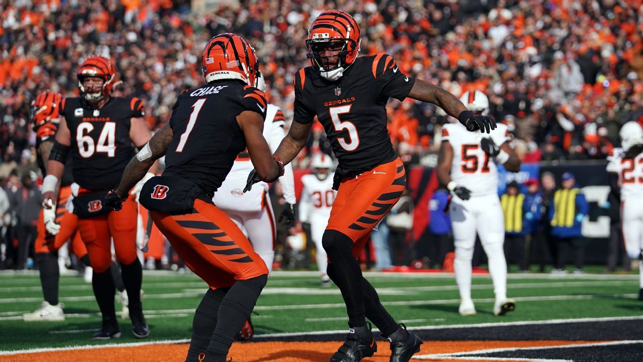 Bengals reach extensions with WRs Ja’Marr Chase, Tee Higgins