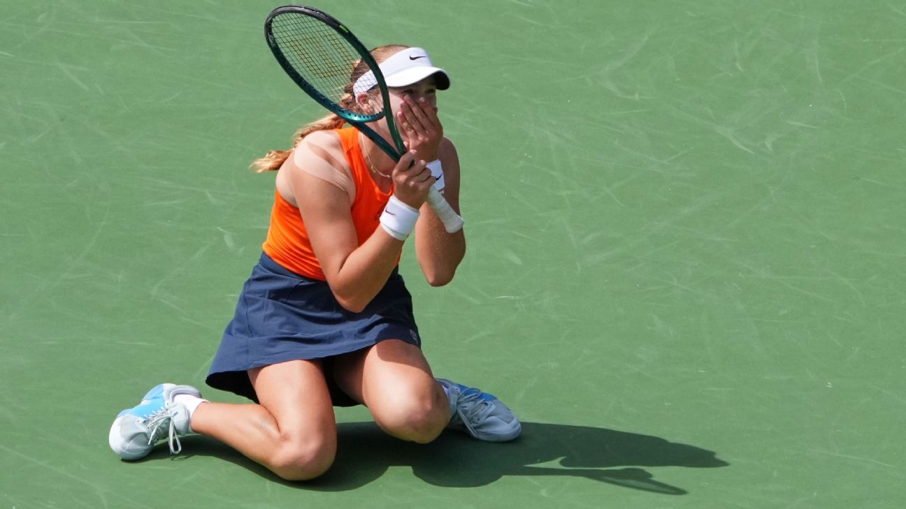 Mirra Andreeva stops No. 1 Aryna Sabalenka for Indian Wells title