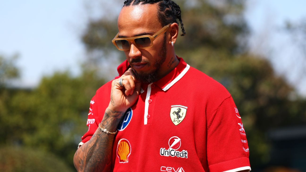 Lewis Hamilton won’t ‘throw toys out the pram’ amid tough Ferrari start