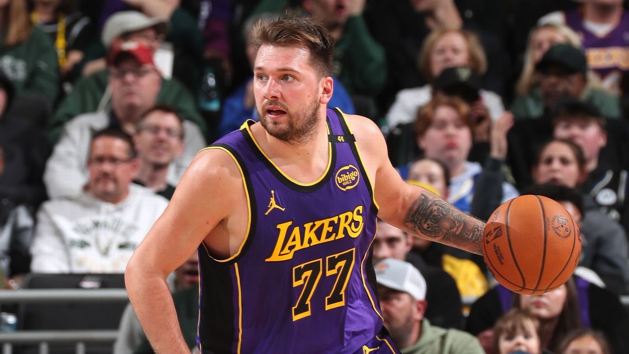 Sources – Lakers’ Luka Doncic out vs. Bucks to manage ankle sprain
