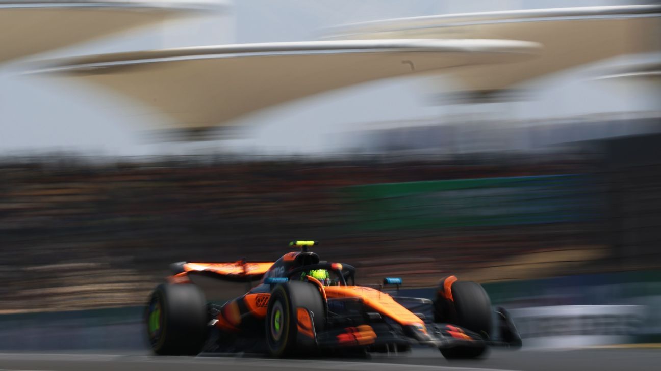 Chinese GP: McLaren’s Lando Norris fastest in practice