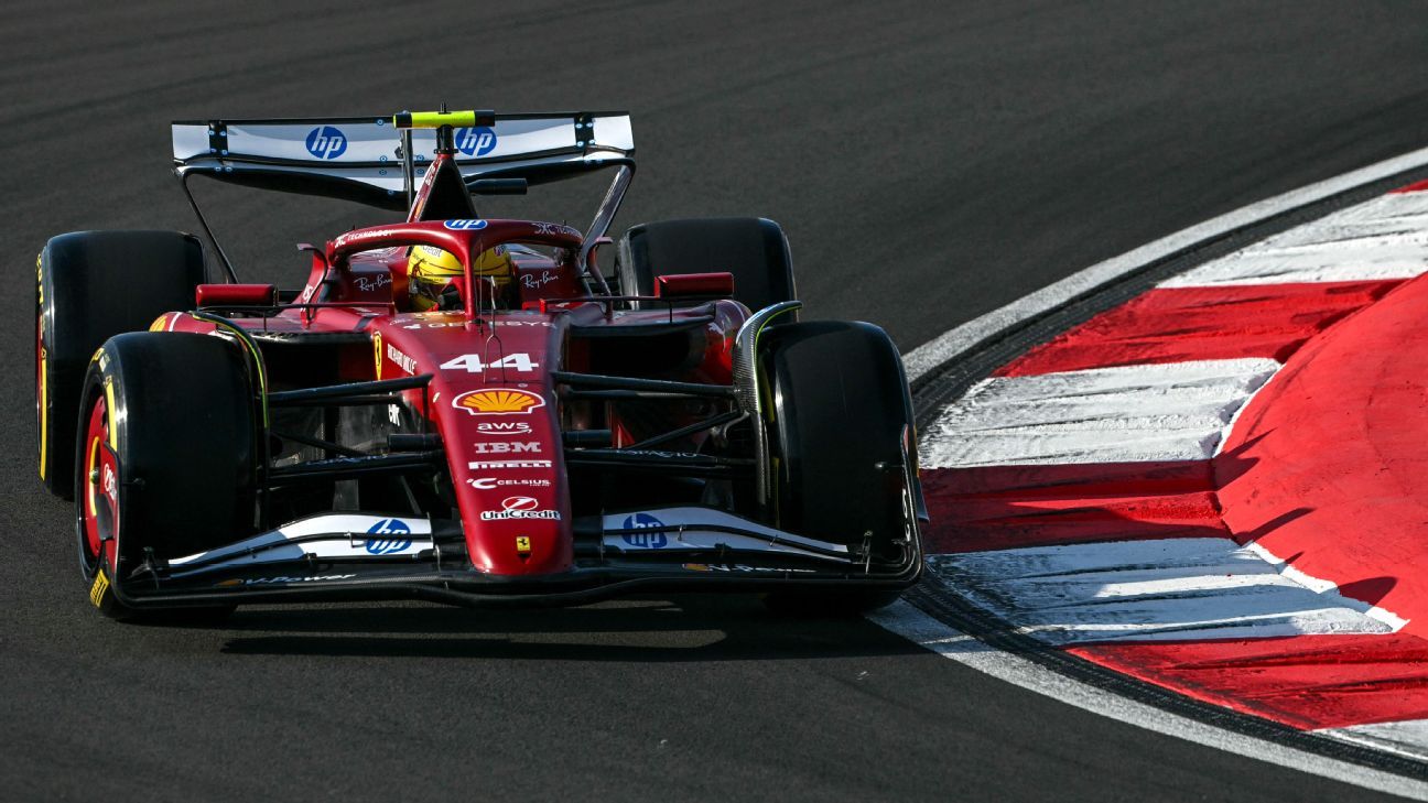 Chinese GP: Lewis Hamilton beats Max Verstappen to pole for sprint race