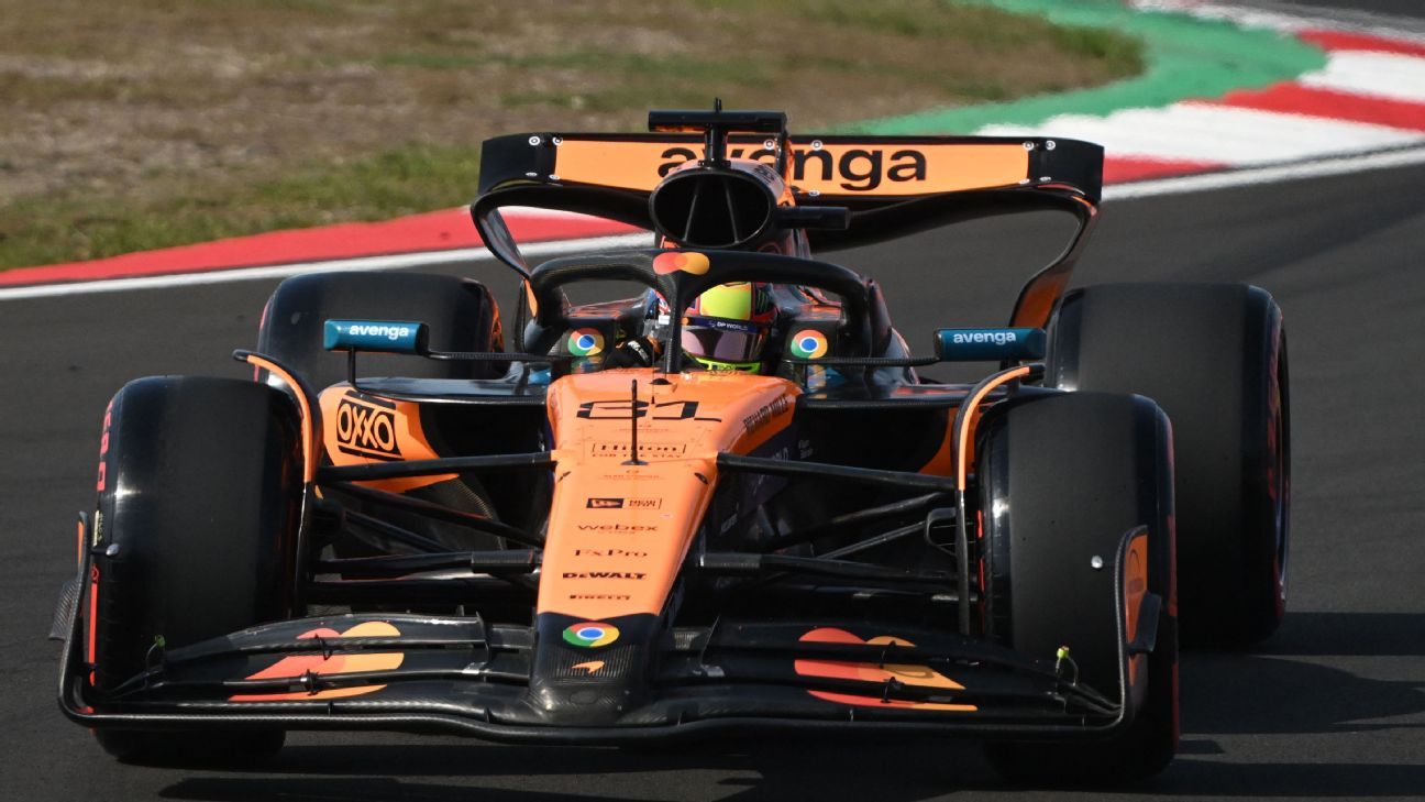 Chinese GP qualifying: Oscar Piastri on pole, George Russell on front row
