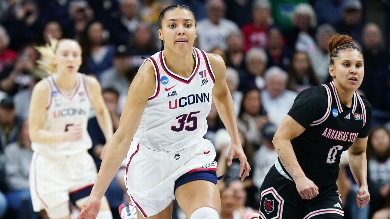 UConn routs Arkansas State by 69 in NCAA tournament opener