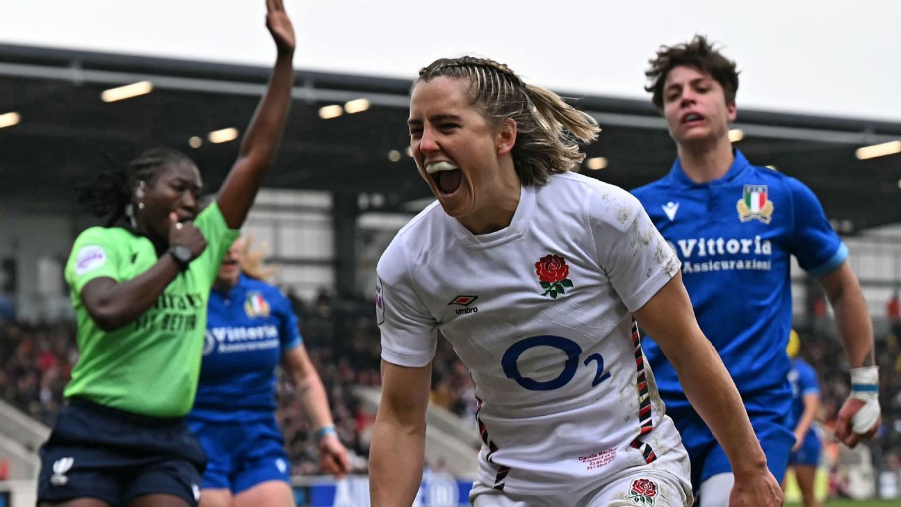 England vs. Italy: Hosts make rampant start to Women’s Six Nations
