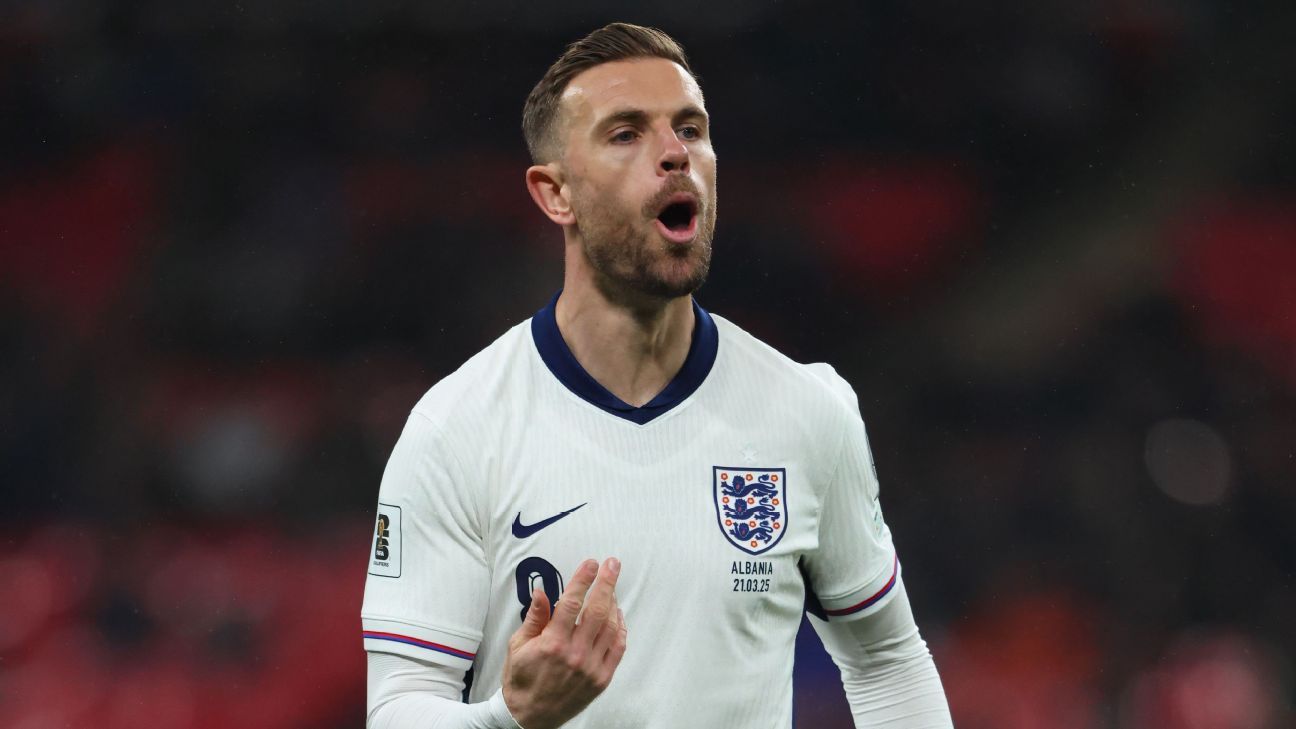 England’s Jordan Henderson: Hired van to drive to Euro 2024 final