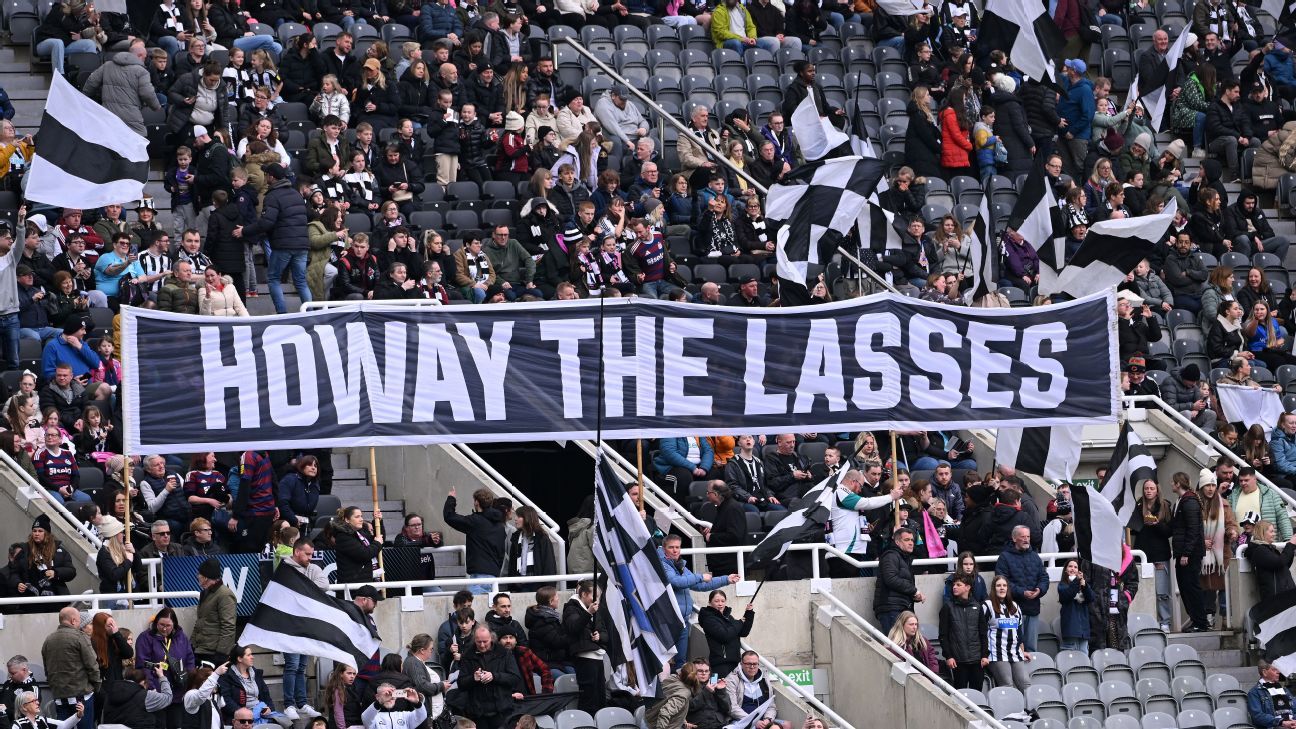Newcastle United smash Women’s Championship attendance record