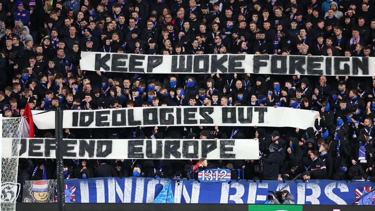 Rangers punished by UEFA for ‘discriminatory’ stadium banner