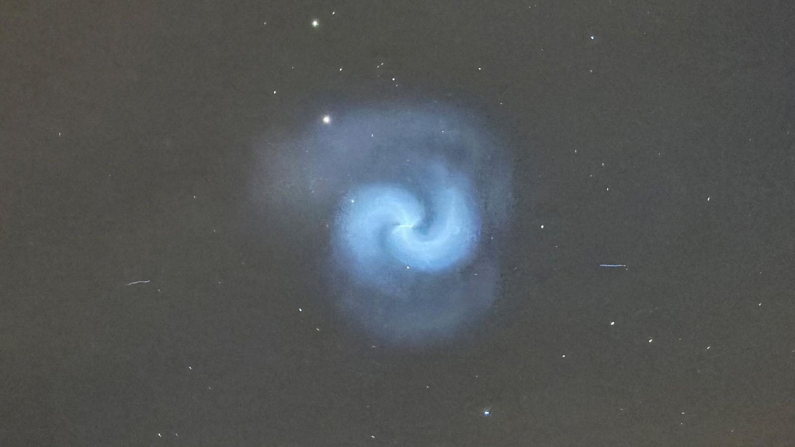 Weird ‘Blue Spiral’ In The Sky That Just Went Viral