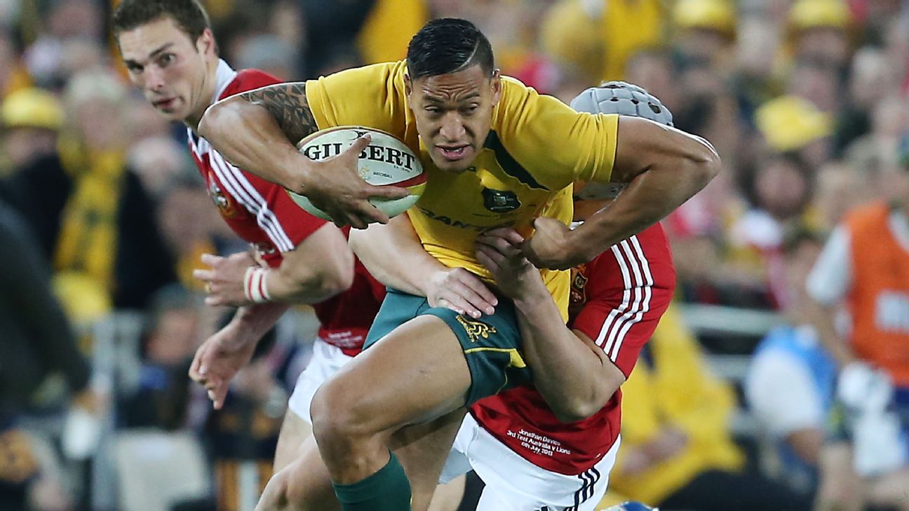 Israel Folau keen to make ’emotional’ Australia return in combined Australia-New Zealand XV