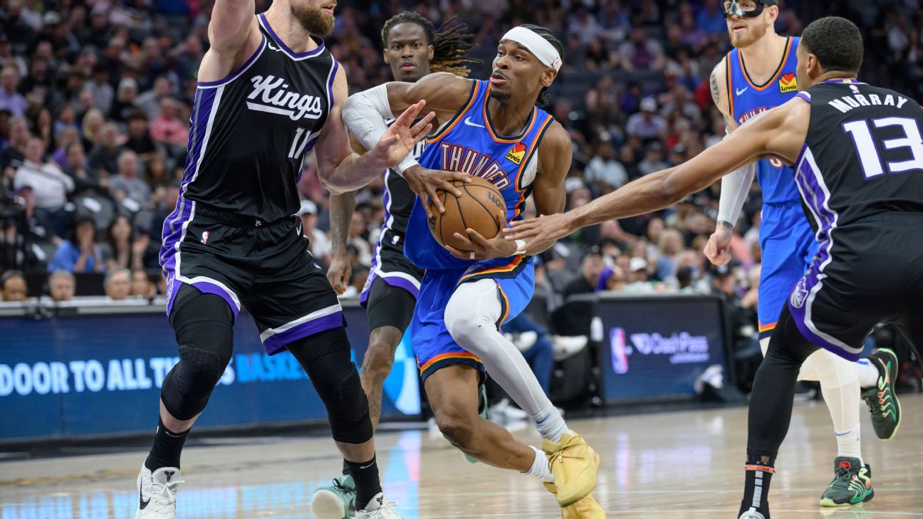 Thunder roll past Kings, become season’s first 60-win team