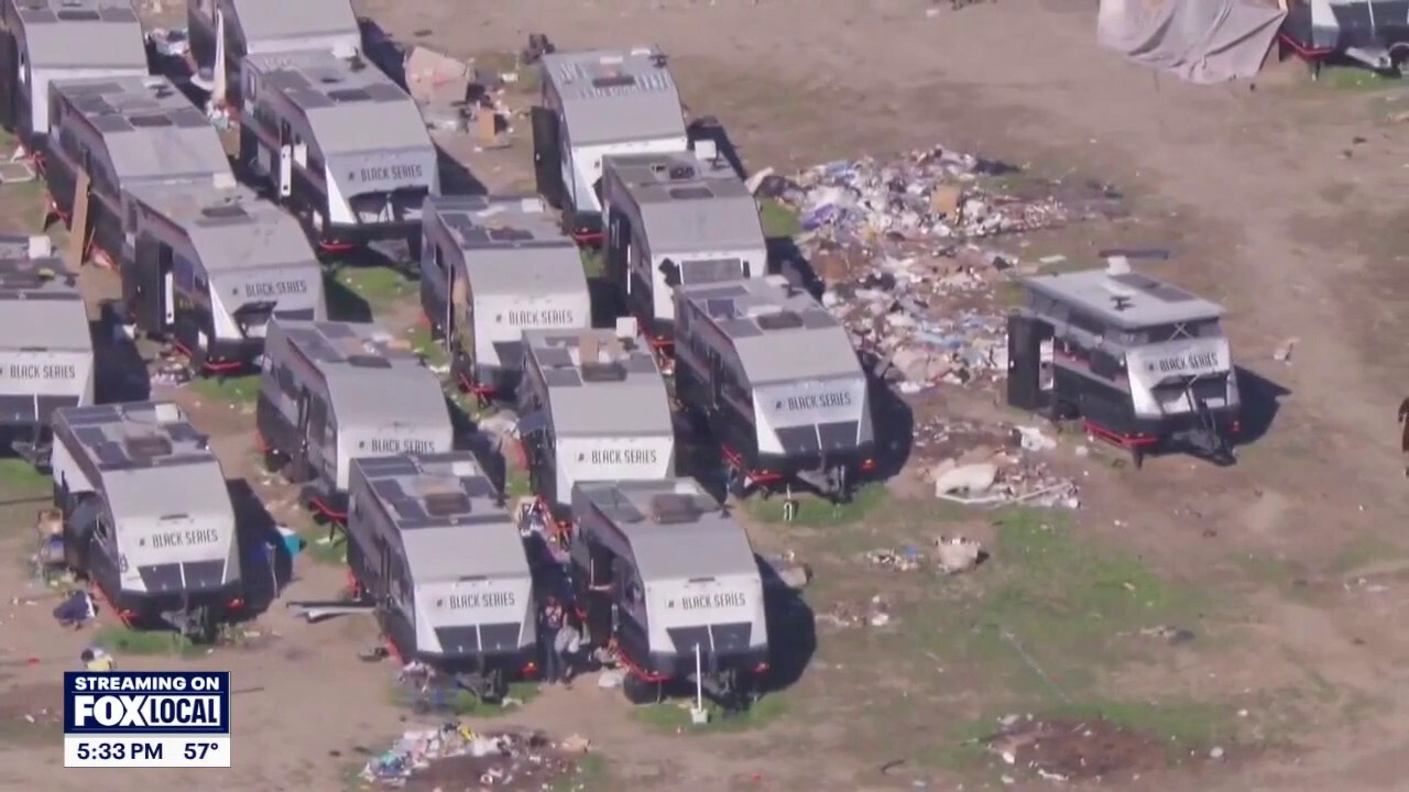 California luxury RV parking lot overrun by homeless squatters, rampant crime