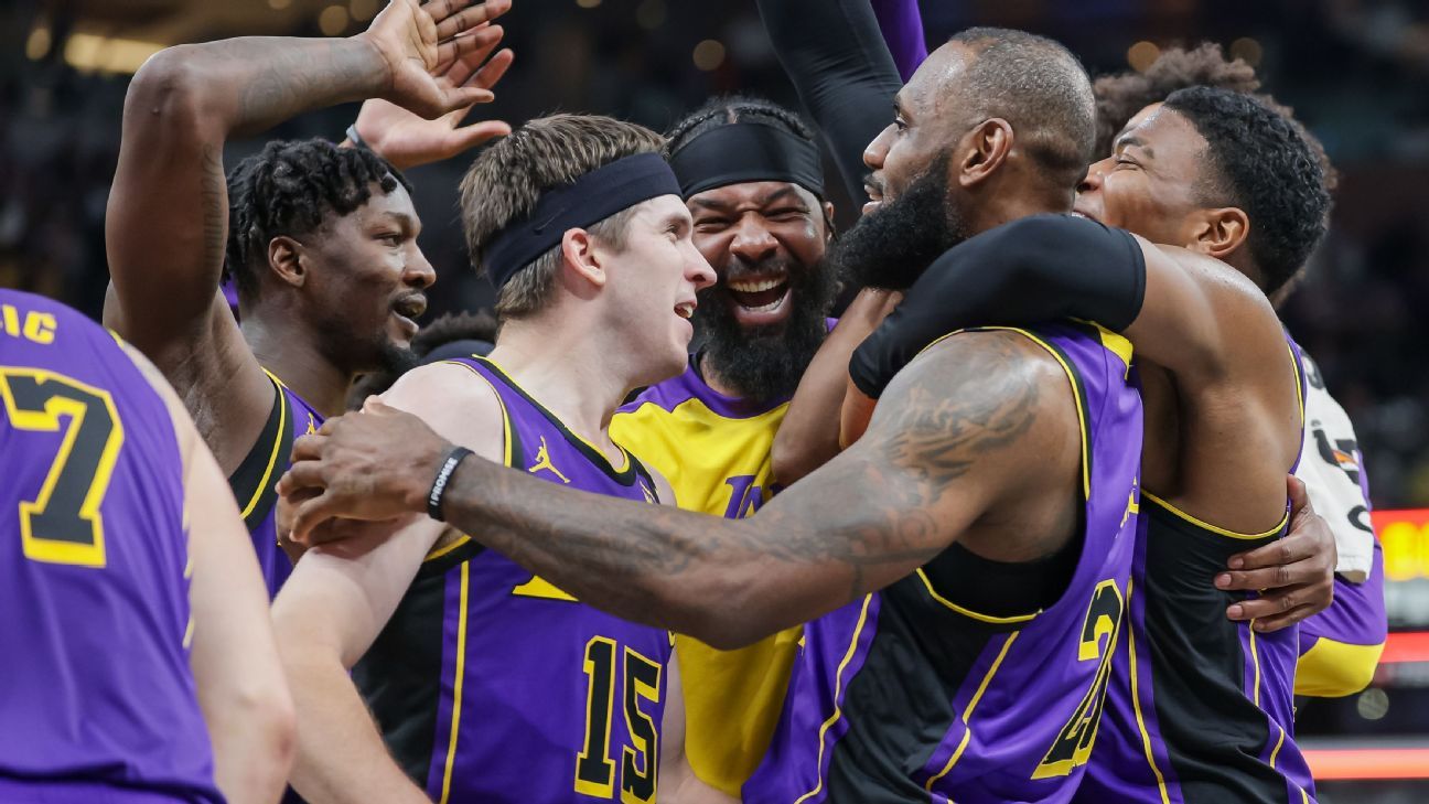 LeBron James saves day as putback at buzzer lifts Lakers