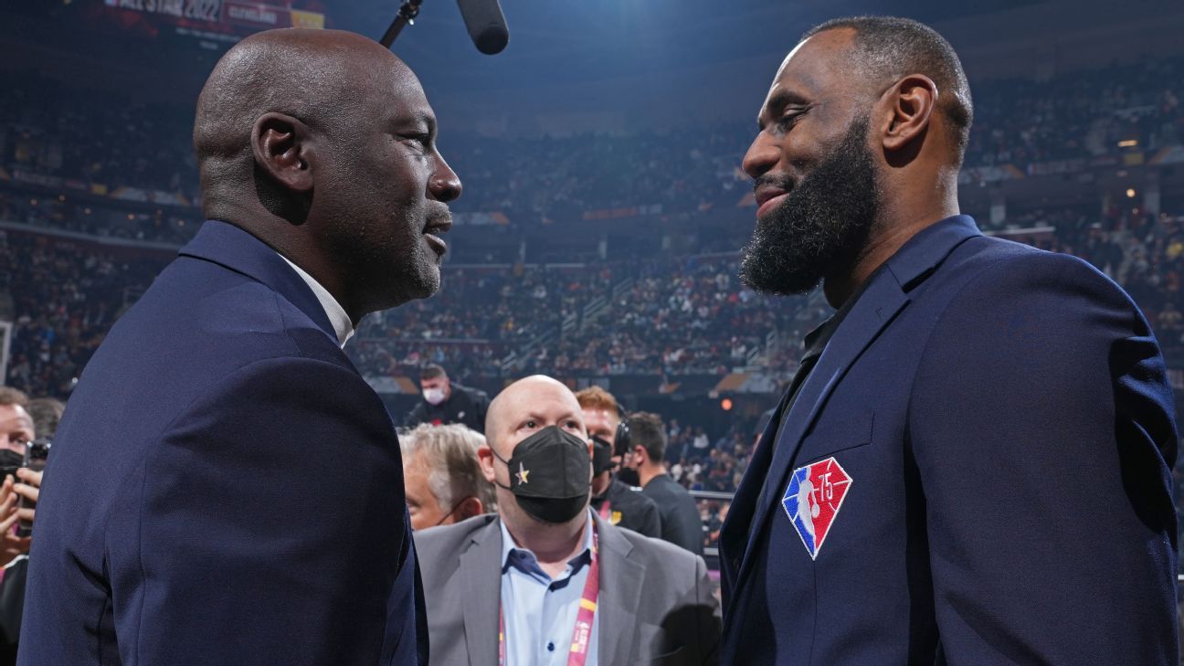 LeBron James opens up on relationship with idol Michael Jordan
