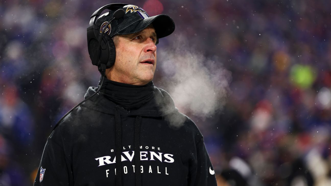 Ravens, John Harbaugh agree to 3-year extension through 2028
