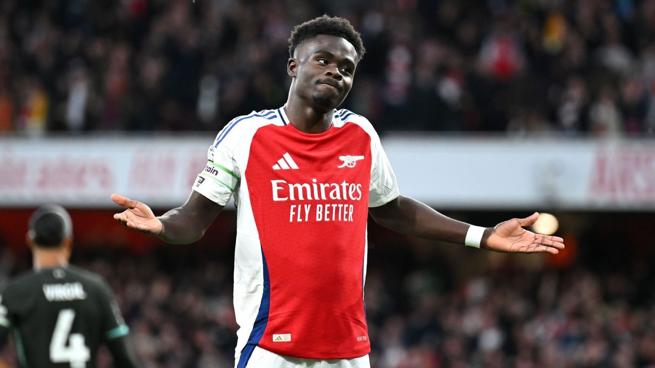 Bukayo Saka return: Arsenal’s Mikel Arteta reveals winger’s workload