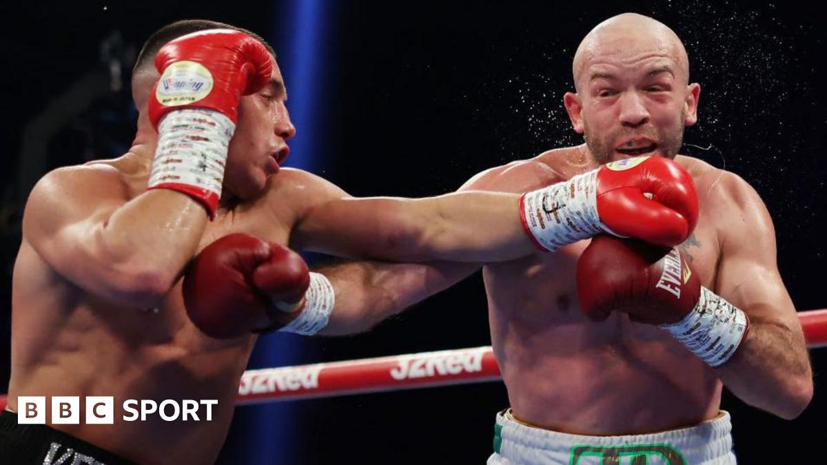 Ball v Doheny: Nick Ball kicks TJ Doheny on way to retaining world title