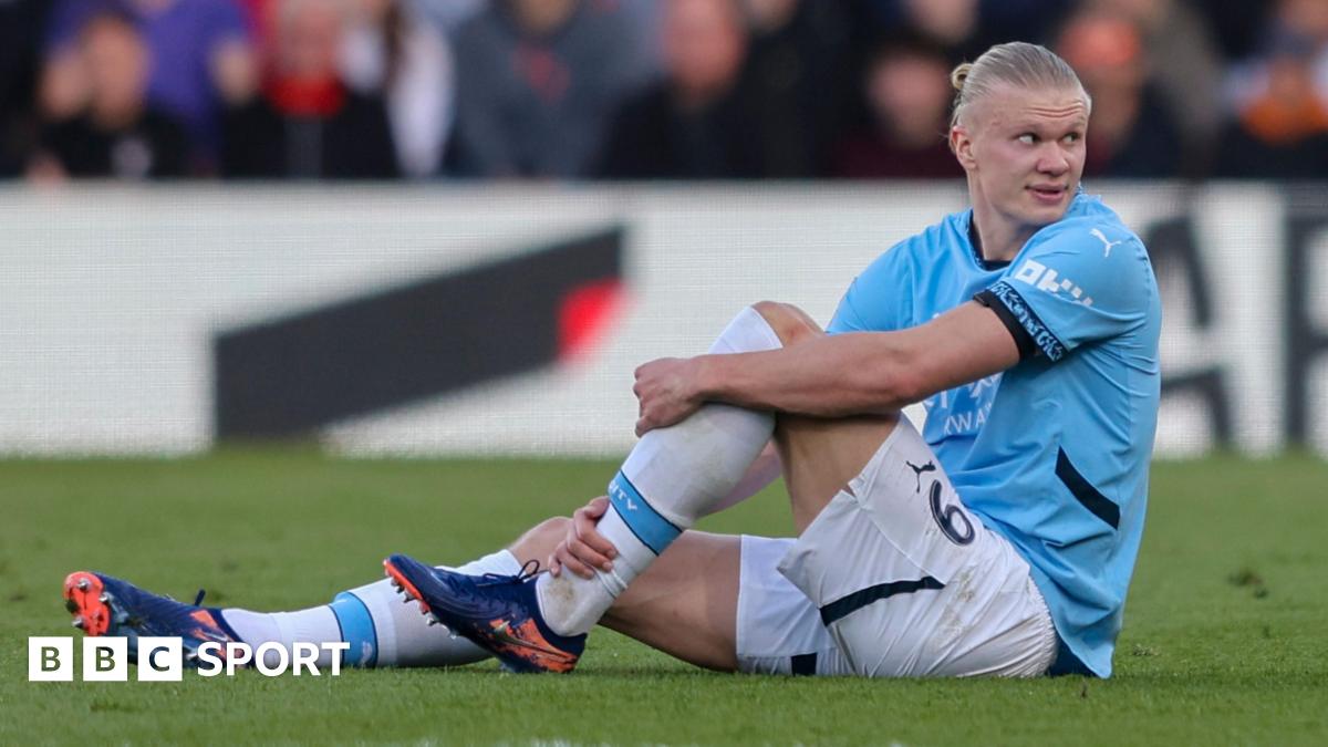 Erling Haaland: Manchester City striker to see specialist for ankle injury