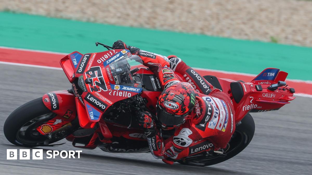 MotoGP: Francesco Bagnaia takes win in America after Marc Marquez crash