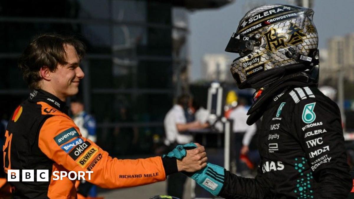 Chinese GP sprint 2025: Piastri takes first pole, Russell second