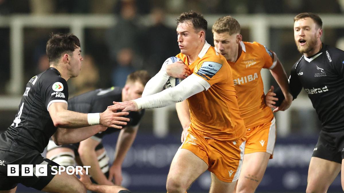 Premiership: Newcastle 15-39 Sale: Sharks romp to bonus-point win