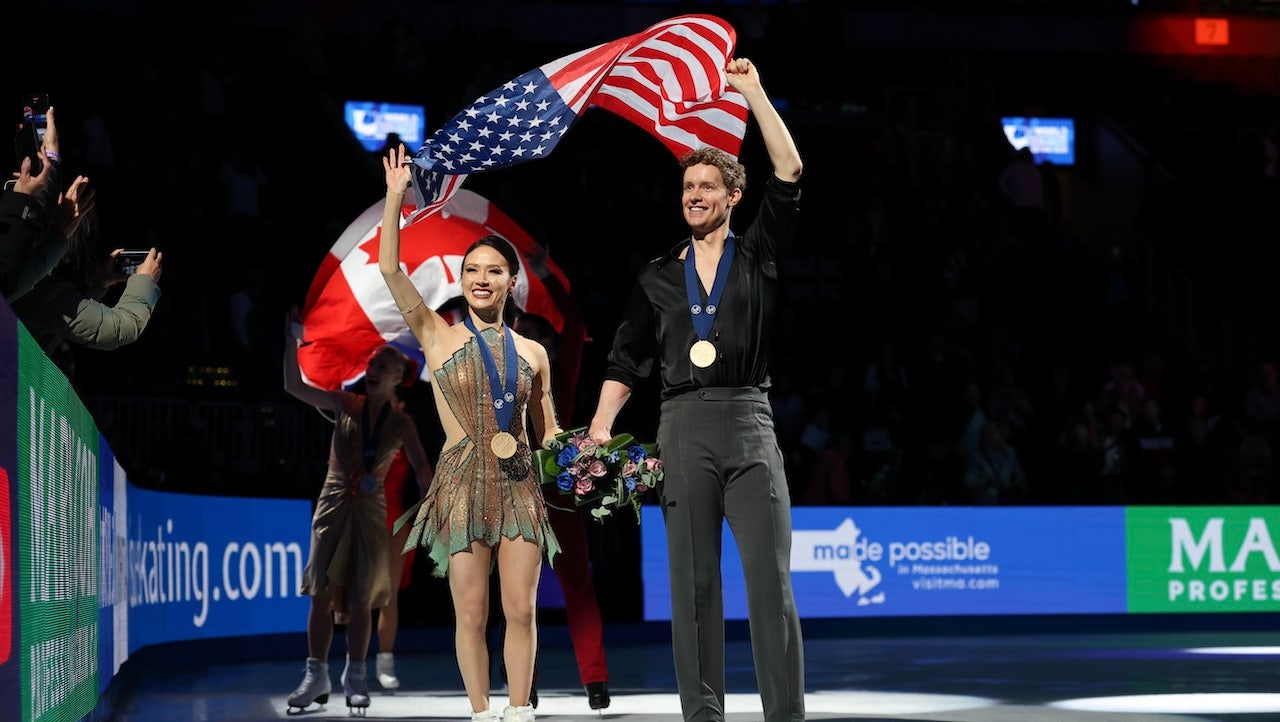 US vs. Canada sports: American ice dancers top Canadian rivals for world title