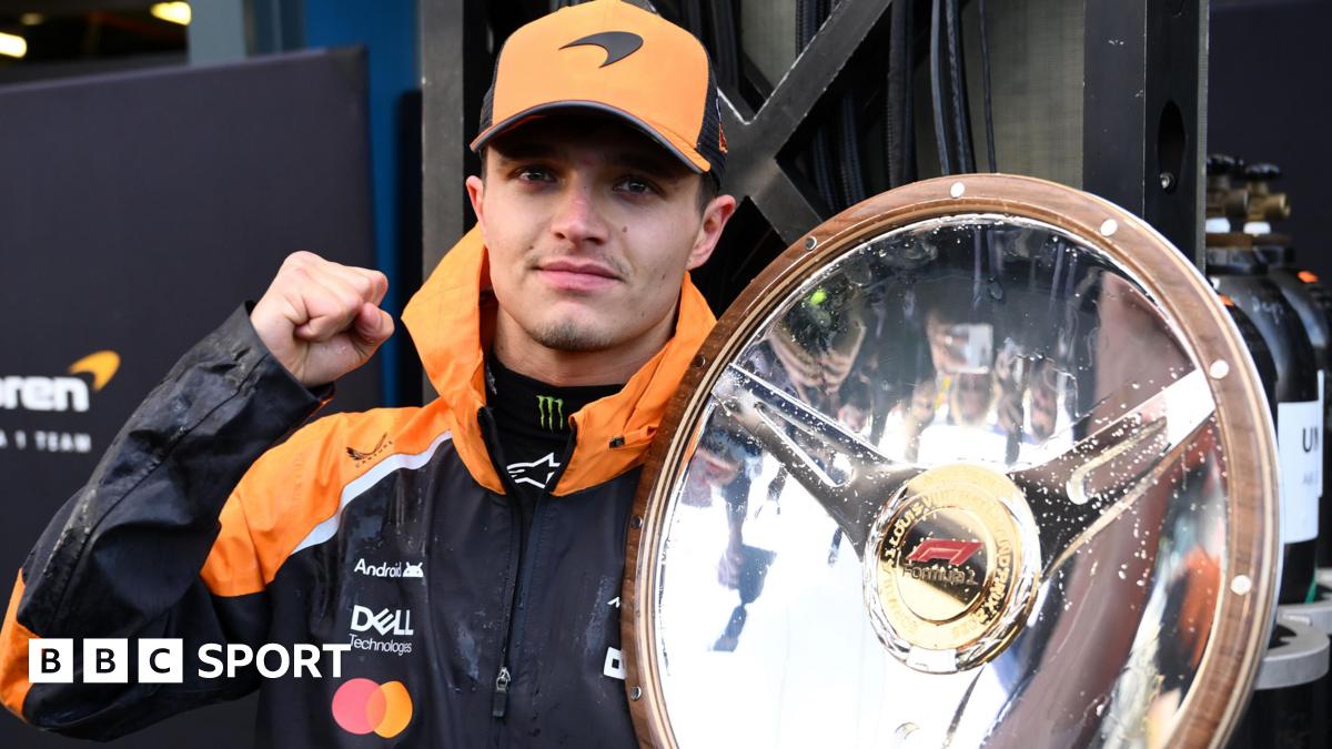 Australian Grand Prix: Lando Norris and McLaren ‘as perfect as it is possible to be in most difficult of conditions’