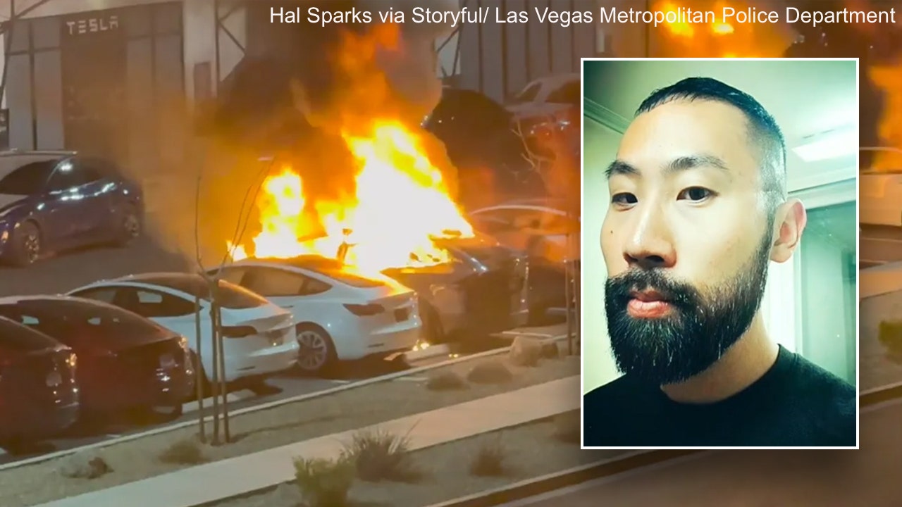 Man arrested in Molotov cocktail attack at Las Vegas Tesla shop also facing federal charges