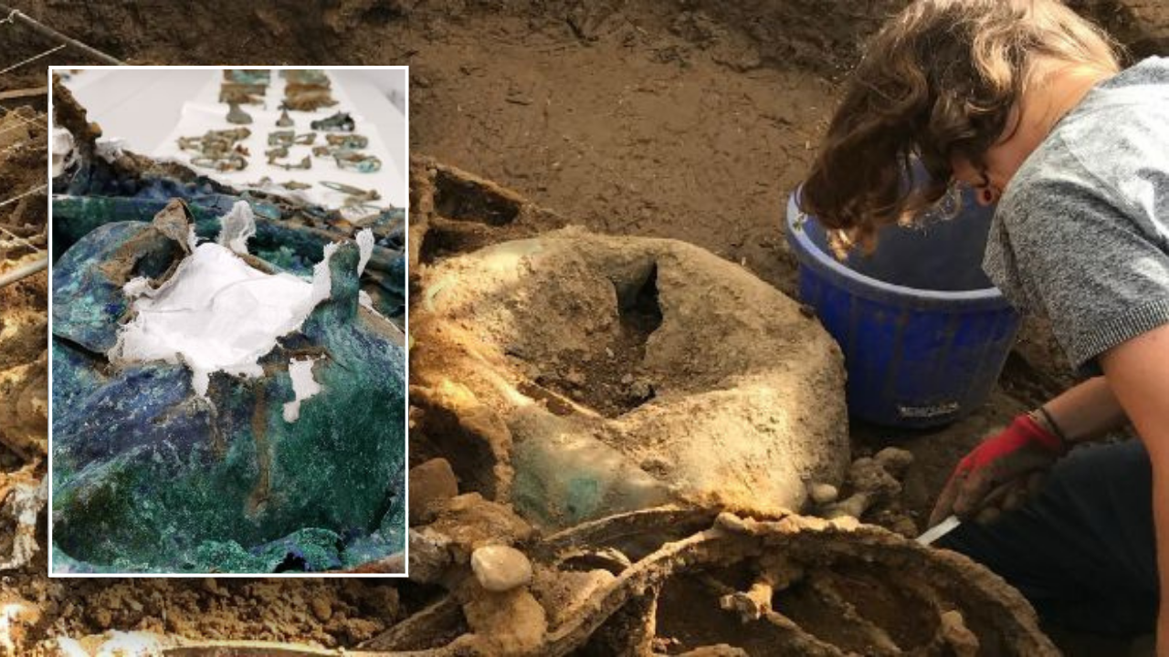 British archaeologists announce discovery of rare Iron Age cache of artifacts