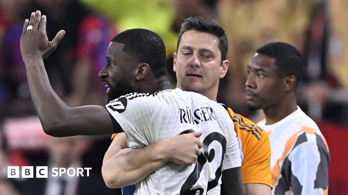 Antonio Rudiger: Real Madrid defender given six-game ban for throwing object at referee