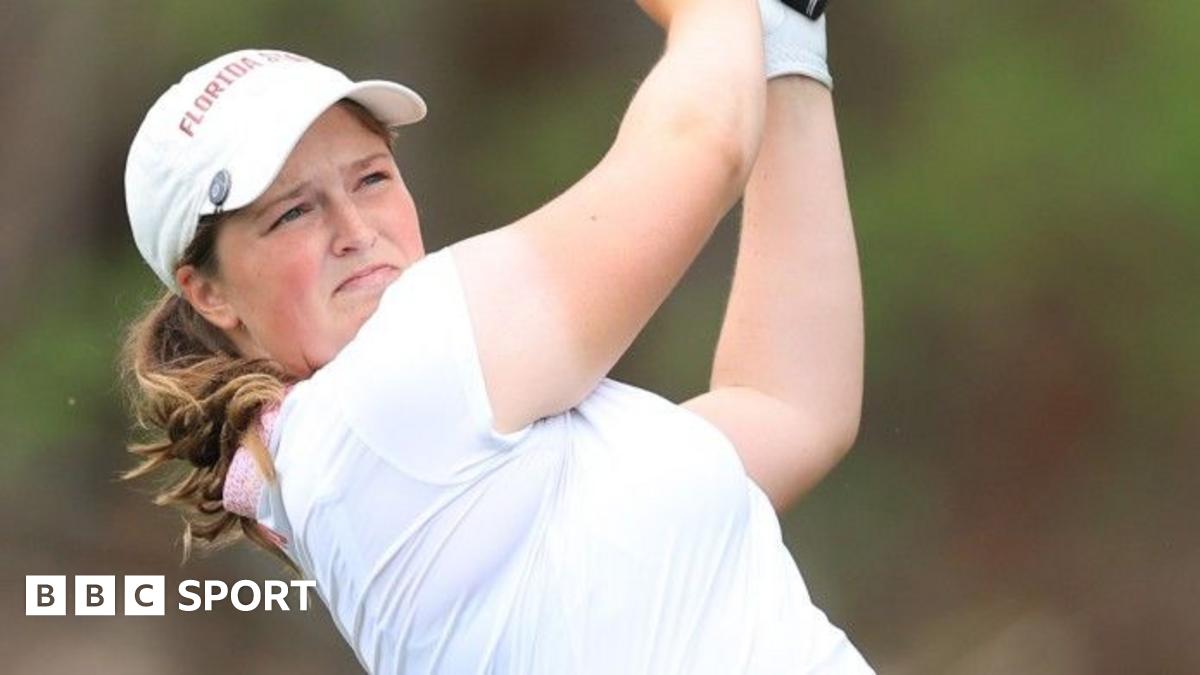 Augusta National Women’s Amateur: Lottie Woad shares lead heading to Augusta finale