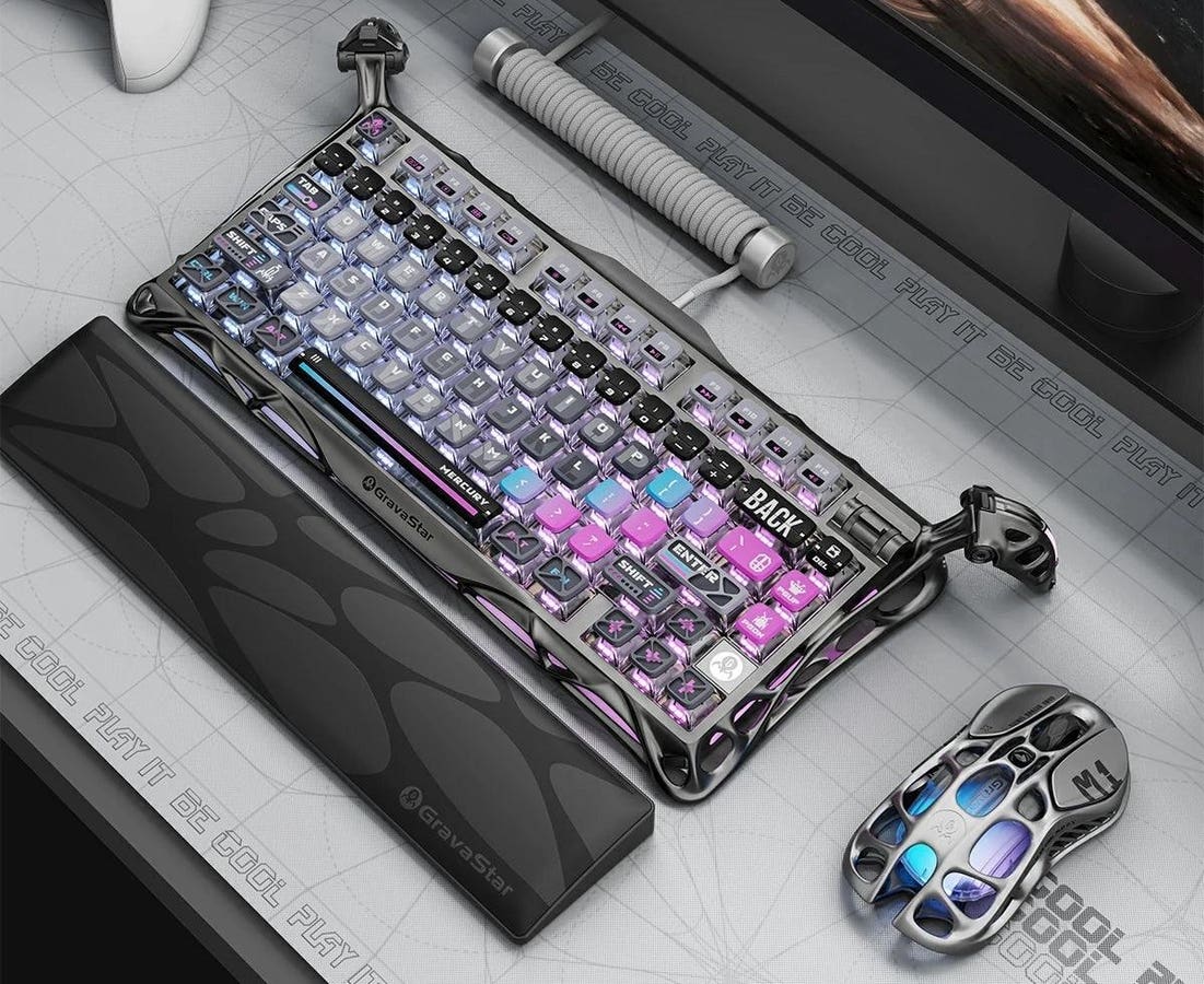 GravaStar Launches Mercury K1 Pro CyberPunk-Style Keyboard