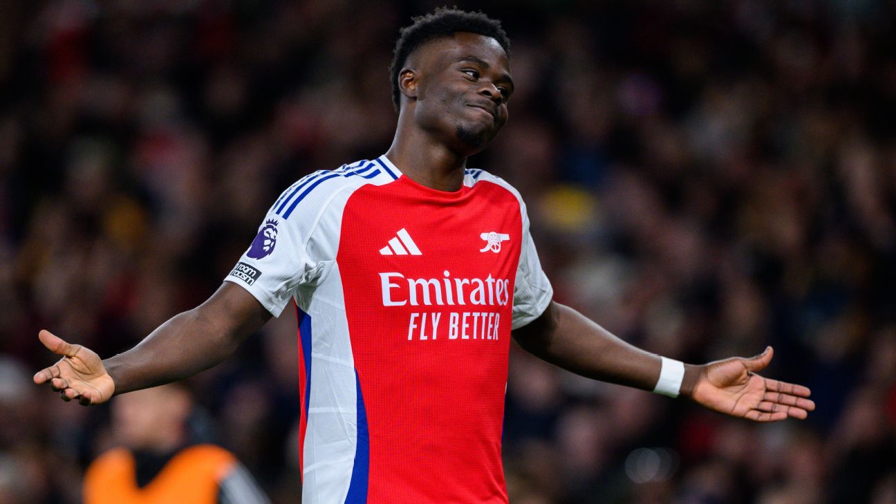 Bukayo Saka’s return sparks some hope for Arsenal