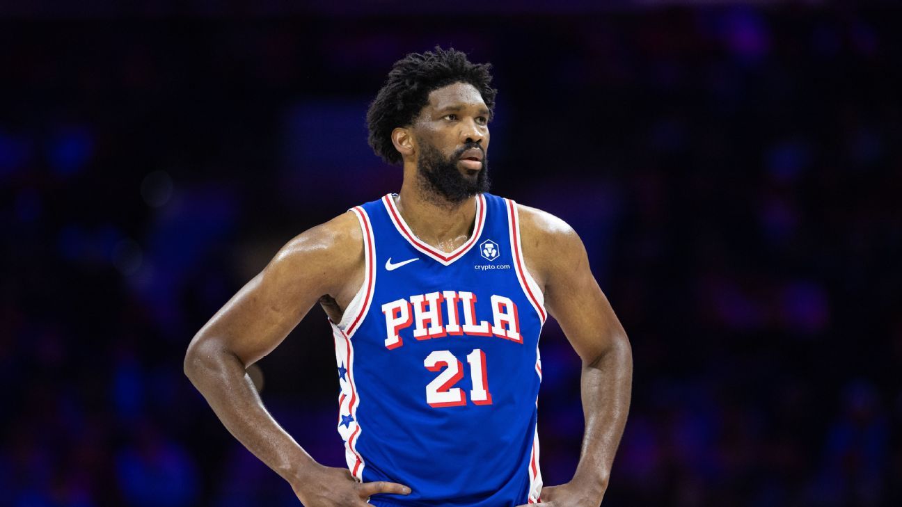 76ers’ Embiid set for knee surgery, to be evaluated in 6 weeks