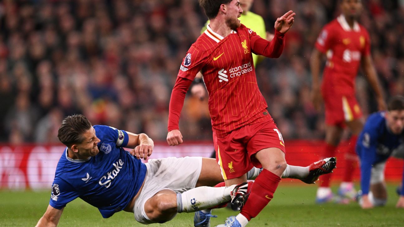 Liverpool vs Everton: James Tarkowski should have been sent off – PGMOL