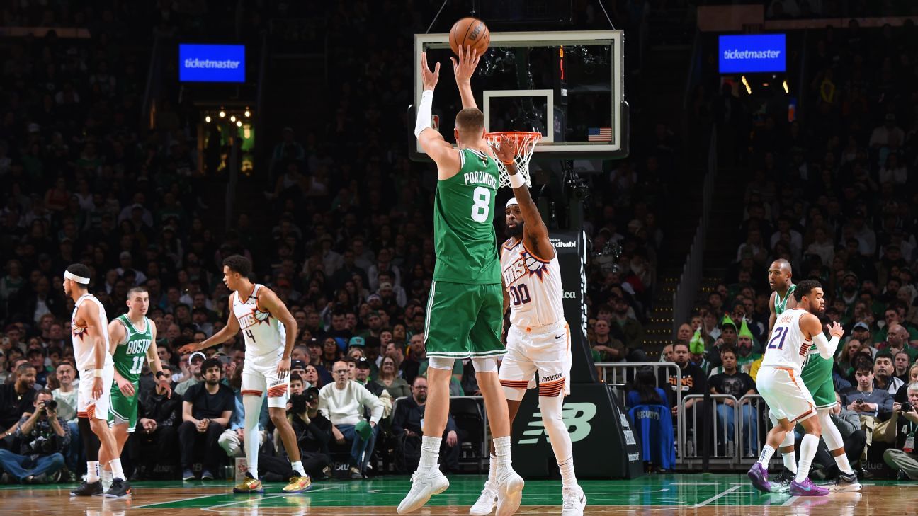 Celtics pass Warriors for most 3-pointers in an NBA season