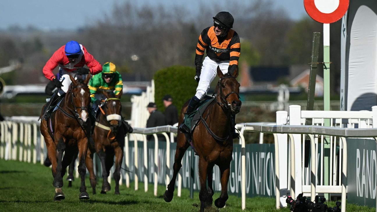 2025 Grand National Nick Rockett sees off I Am Maximus to win