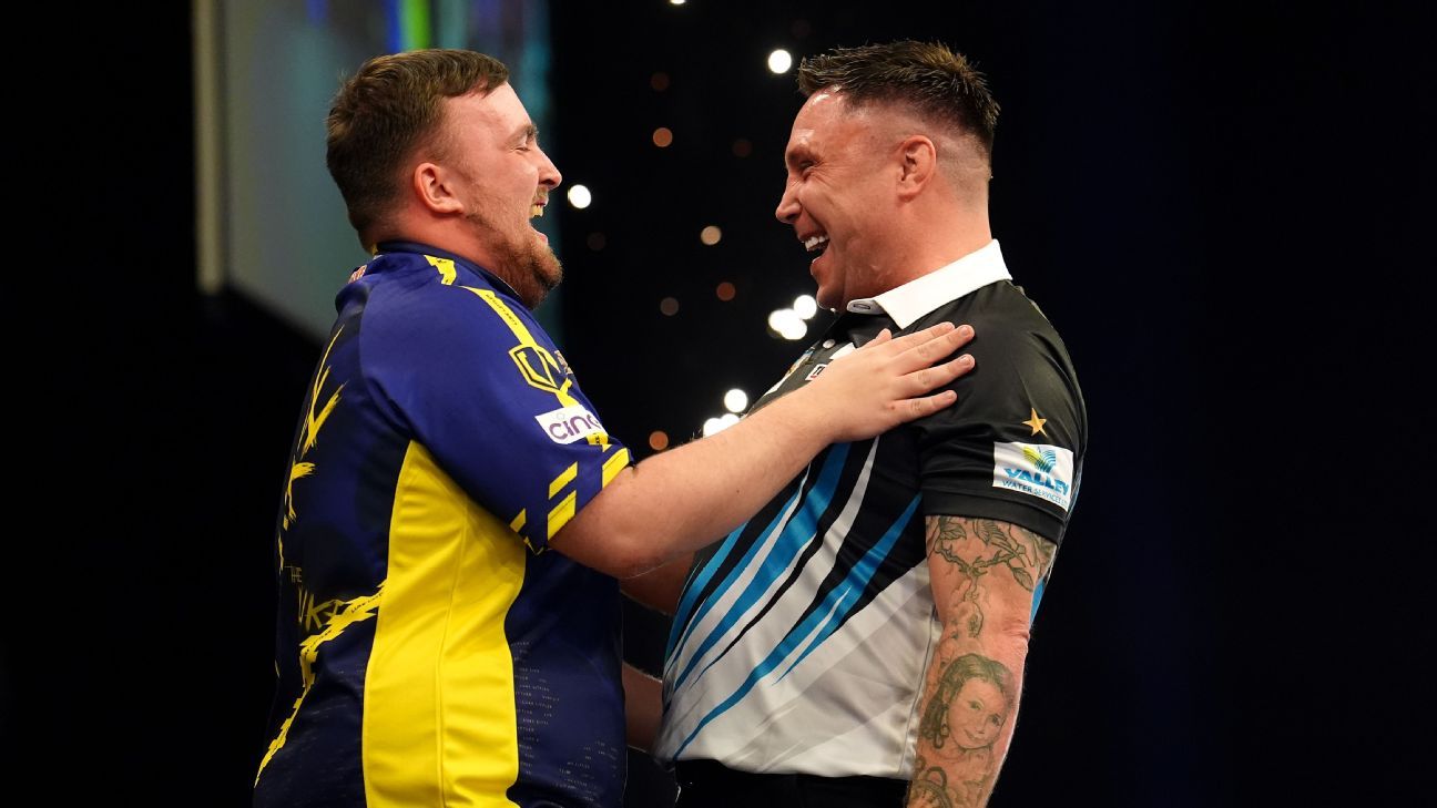 Premier League Darts: Gerywn Price hits nine-darter in loss to Luke Littler