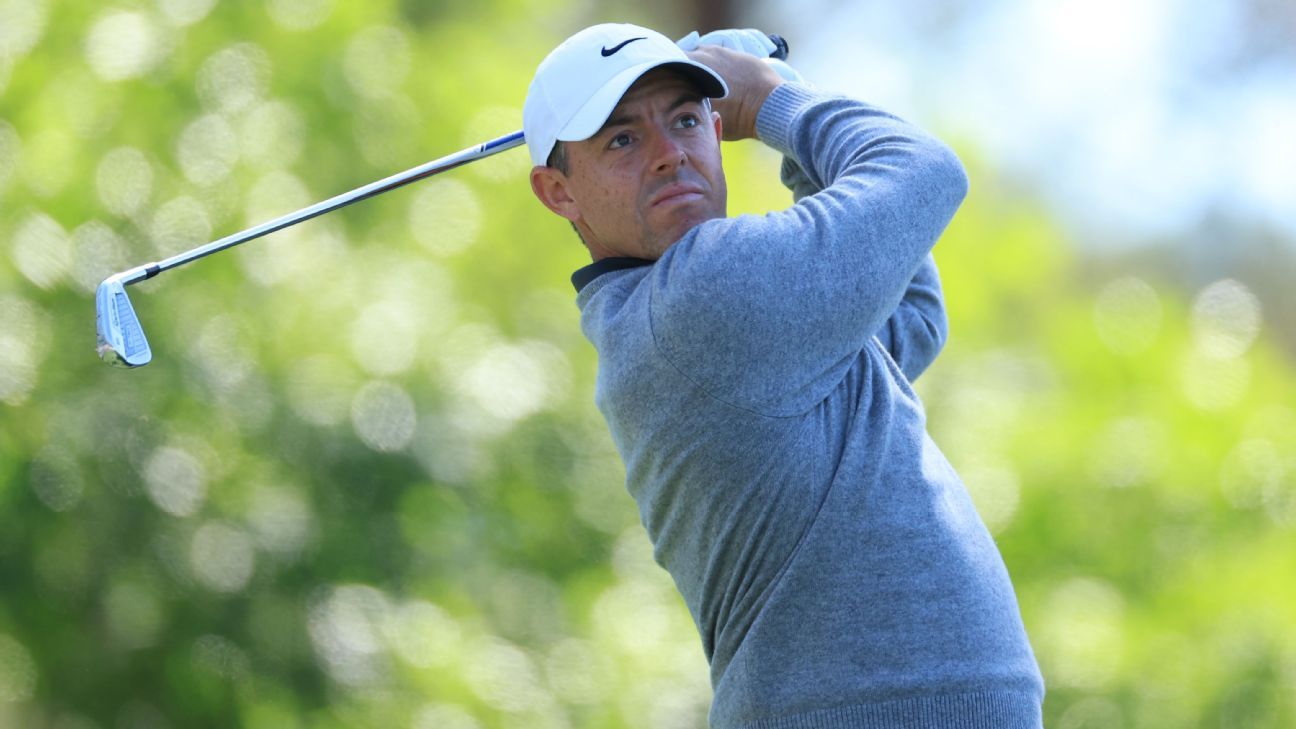 Rory McIlroy shoots a 6-under 66, climbs Masters leaderboard