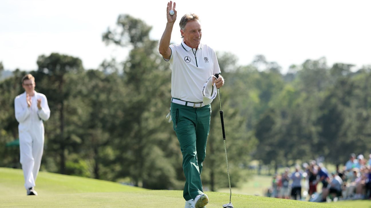 Bernhard Langer, Fred Couples thrill crowds but miss Masters cut