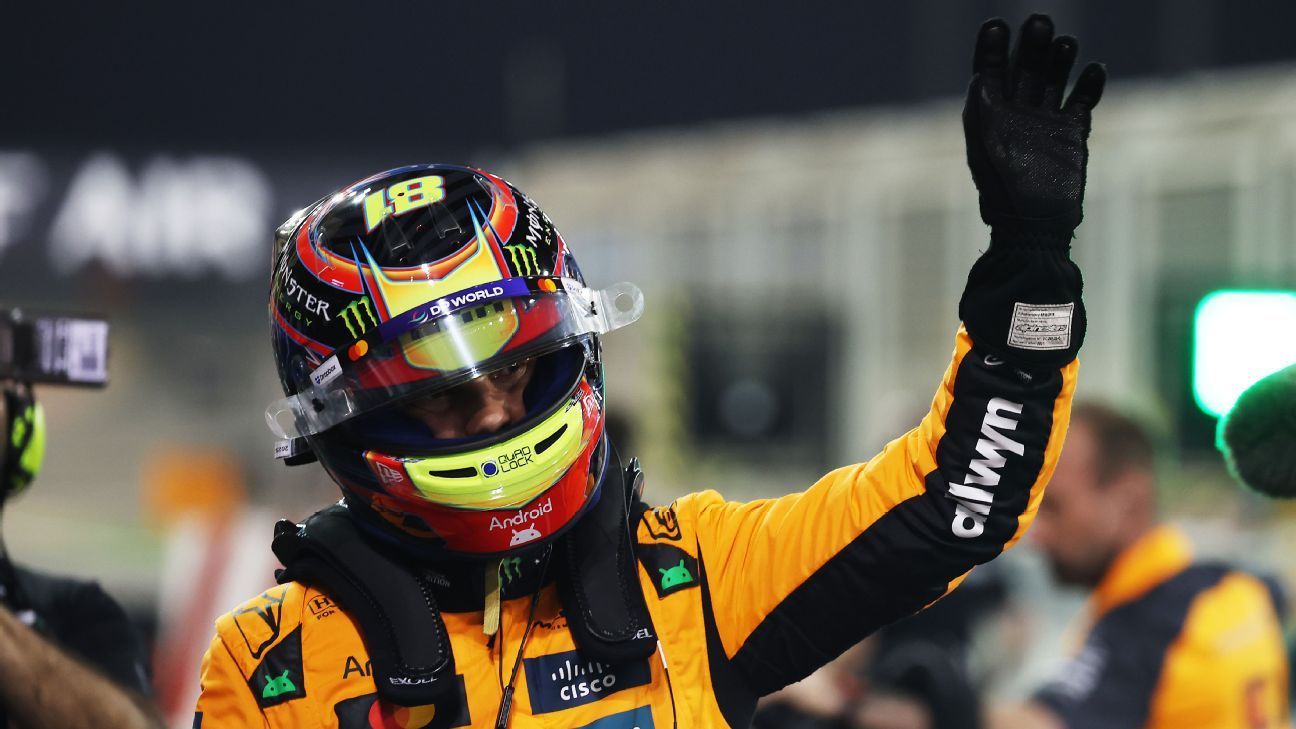 Bahrain GP qualifying: Oscar Piastri takes pole as Lando Norris sixth