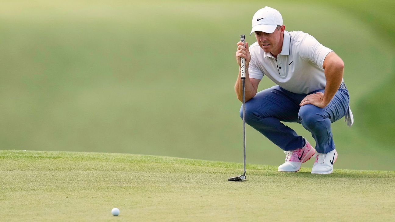 Rory McIlroy seizes Masters lead with Bryson DeChambeau 2 back