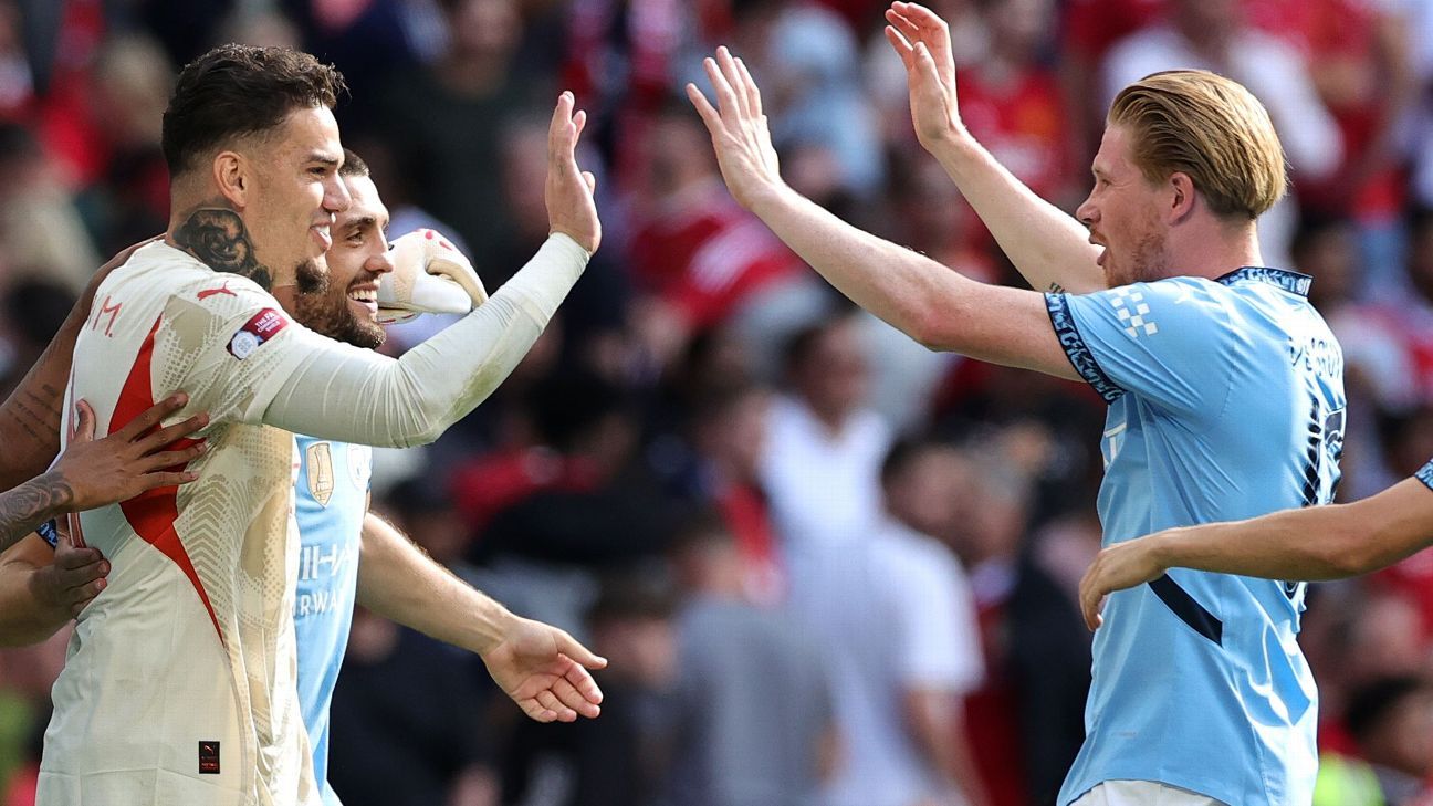 Man City’s assist kings De Bruyne, Ederson keep rolling vs. Palace
