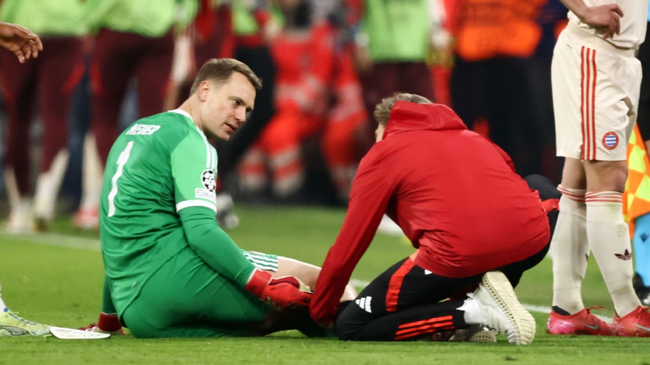 Bayern Munich’s Manuel Neuer to miss UCL match against Inter Milan