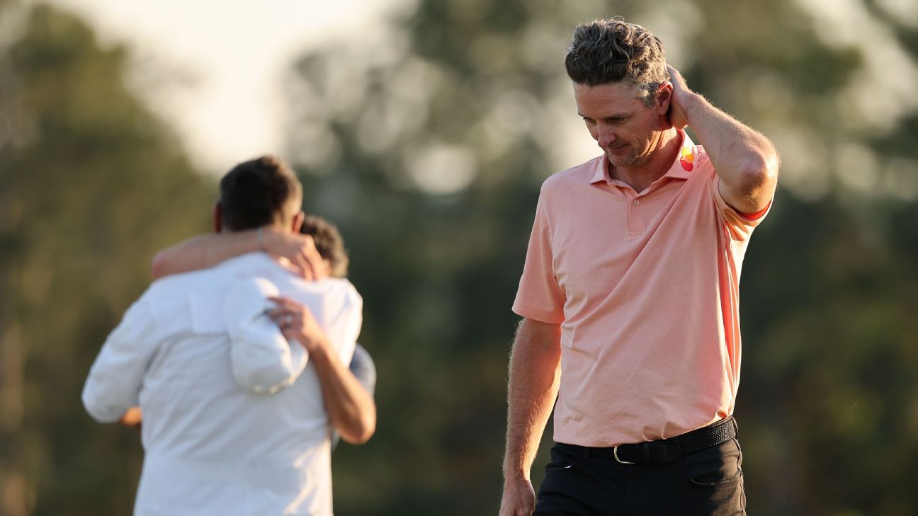 Justin Rose ‘tormented,’ coping with close call at Masters