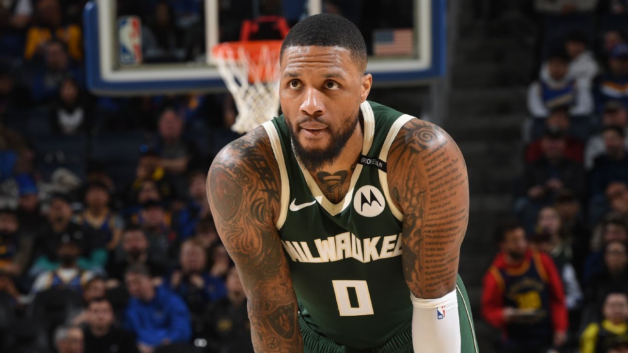Sources – Bucks’ Damian Lillard expected to return for Game 2 or 3